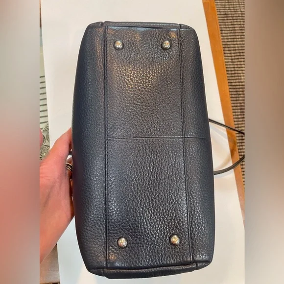 Radley London deep navy blue crossbody bag with hand strap - Picture 6 of 15